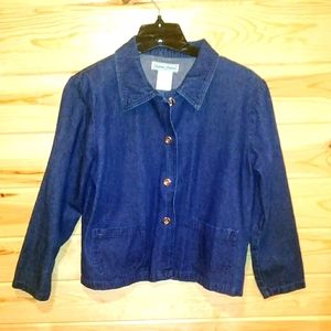 VINTAGE Stephanie Andrews 4 Piece Denim Set - Jacket, Vest, Skirt, Capris